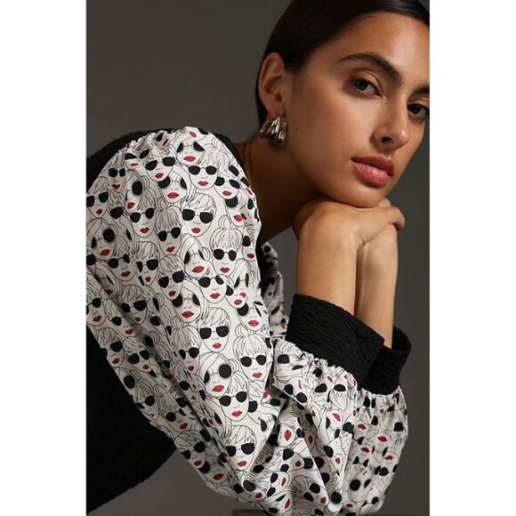 Anthropologie Porridge Textured Sweatshirt - Picture 4 of 15